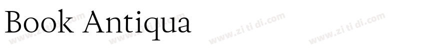 Book Antiqua 常规字体转换